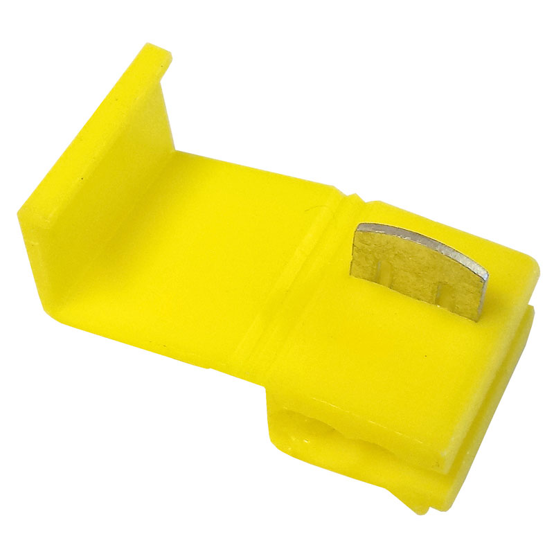 Yellow Snap-Lock Low Voltage Cnctr Pk100Connector x100