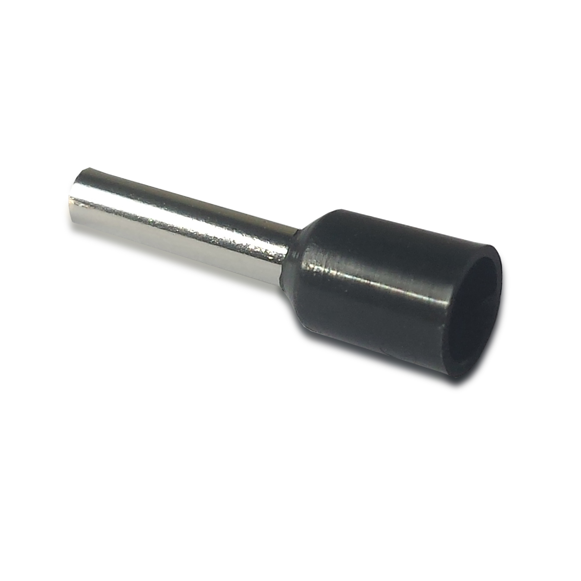 Sgl Cd/End Tnl 1.5mm2 x8.0mm Black Pk100Single Cord End Terminal Ferrule x100