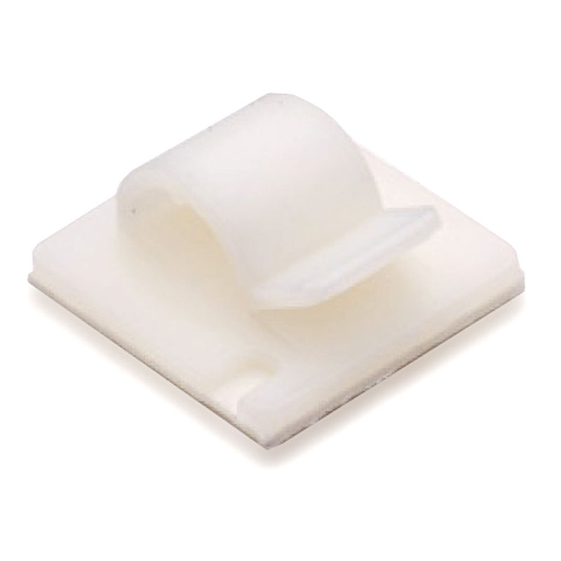 Self-Adhesive Cable Clip -6.3mm Hole Pk50