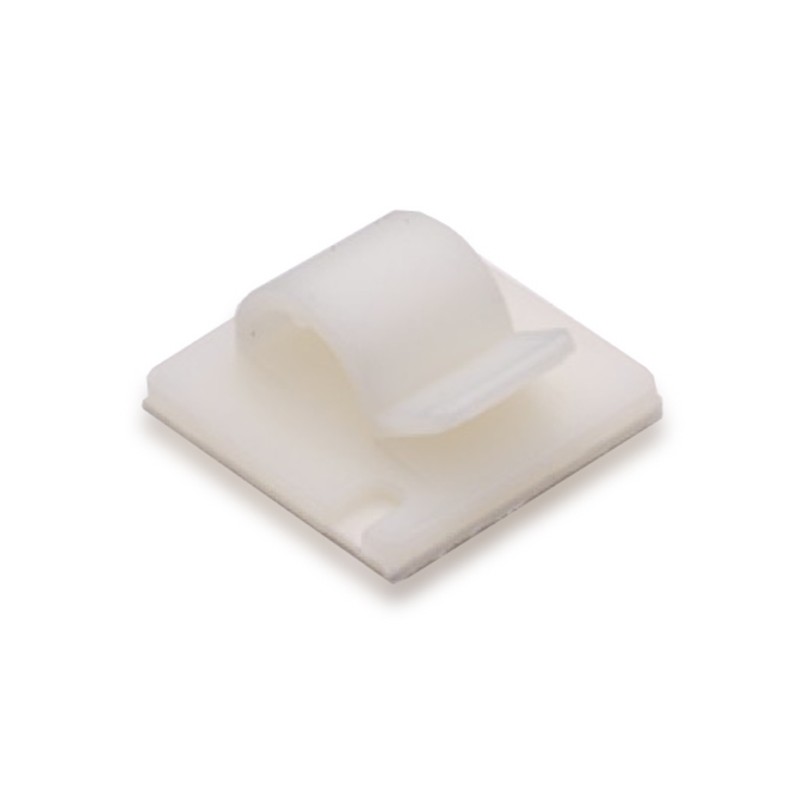 Self-Adhesive Cable Clip -13.8mm Hole Pk50