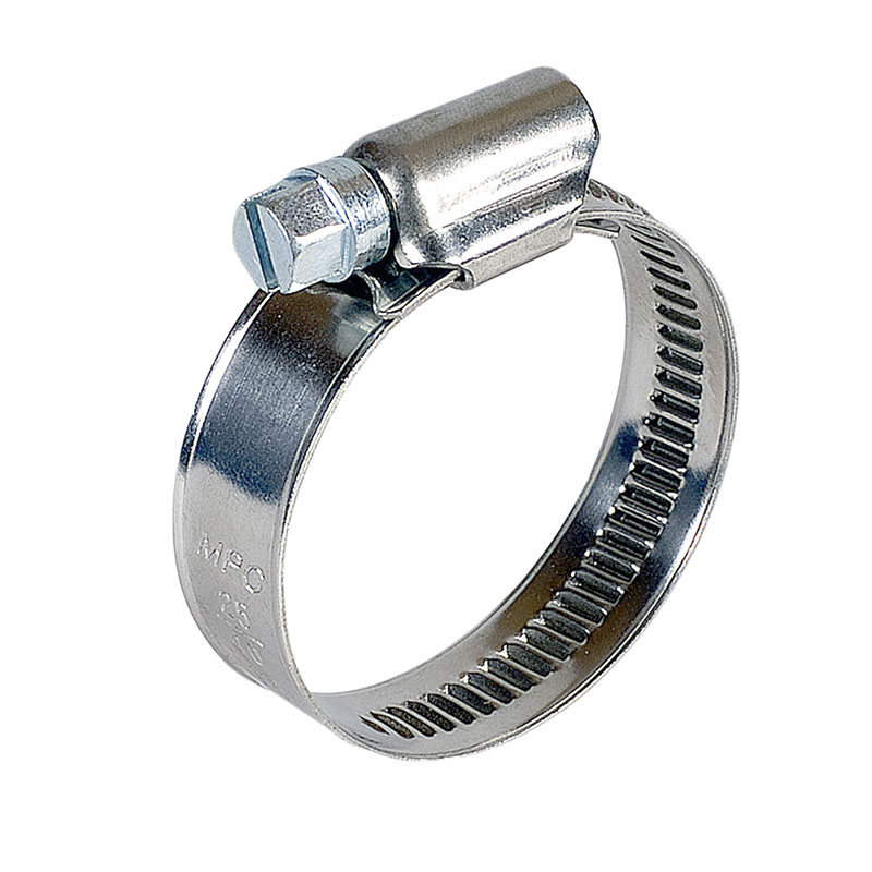 Stain/S Hose Clip 8-12mm x 9mm Pk10Range: 8mm to 12mm / Band Width: 9mm