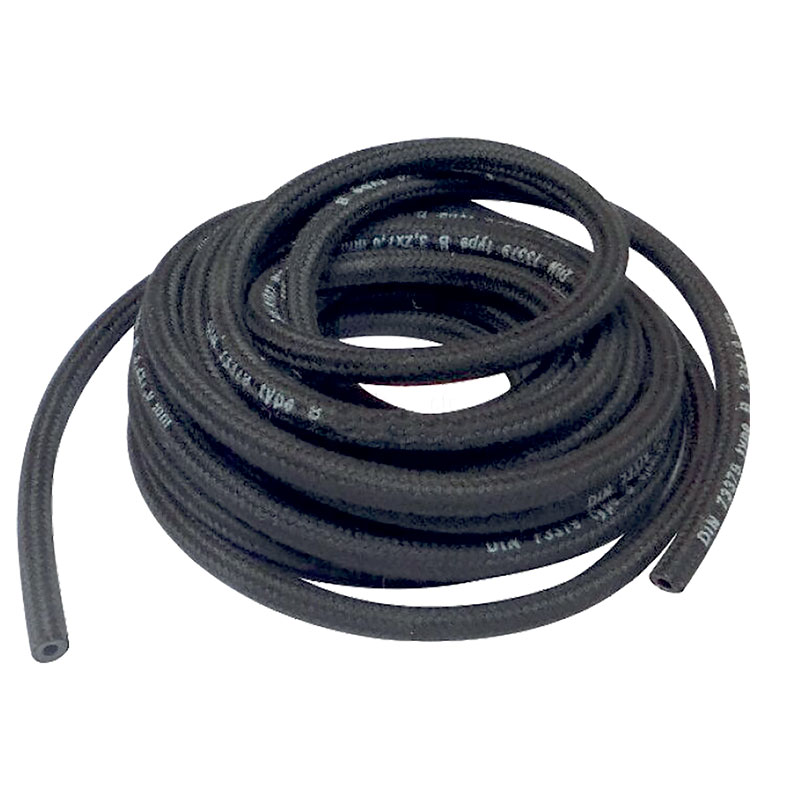 Cotton Overbraided Fuel Hose 3.2mm ID x 5M DIN73379 Type B / Temp. -20dC to +70dC