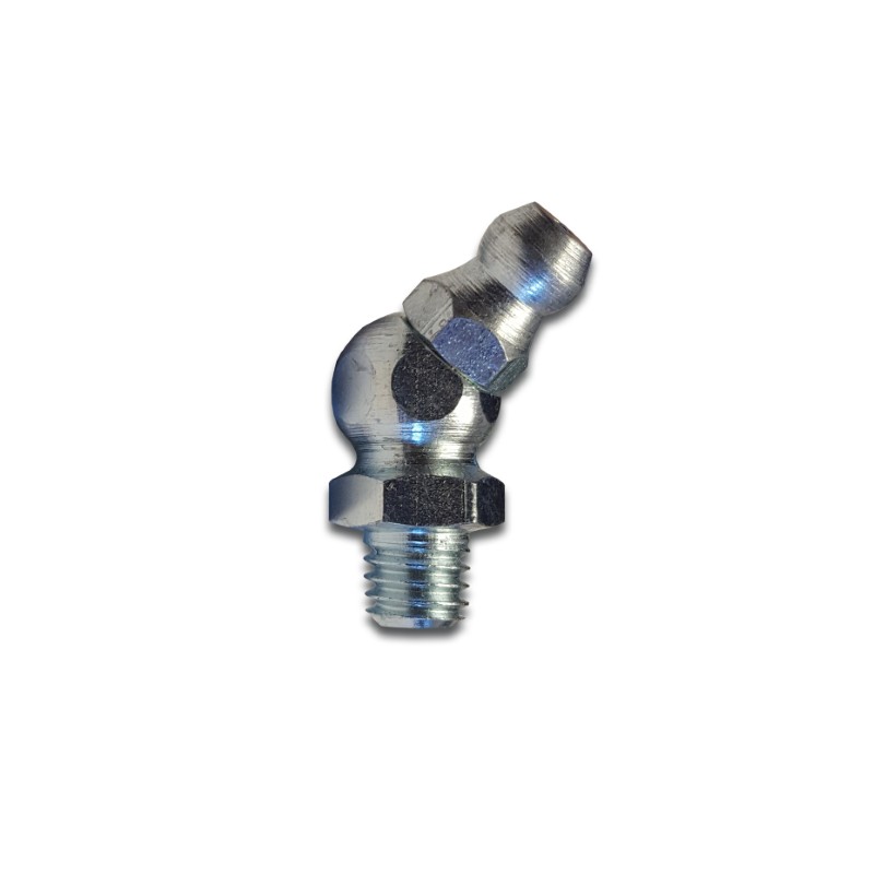 M6 X 1.0mm 45deg Angled Grease Nipple Pk25