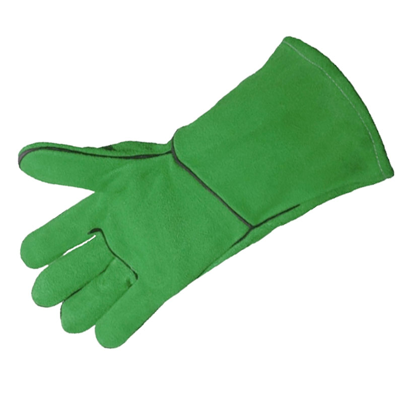 Blue Welding Gauntlet One Size 1 Pr