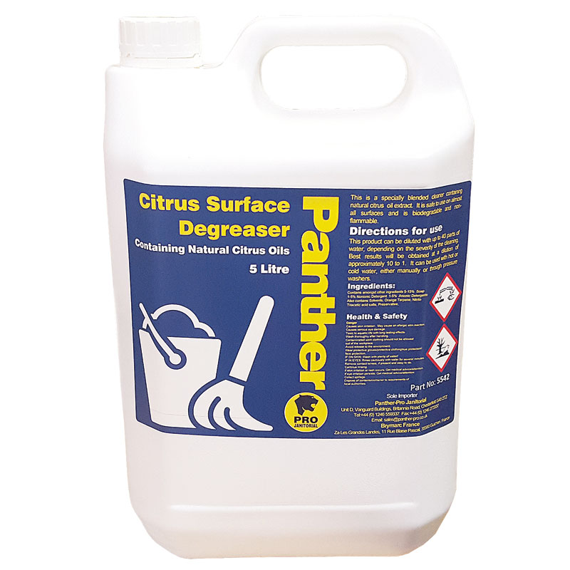 P-Pro Citrus Surface Degreaser 5Ltr Qty15 Litre