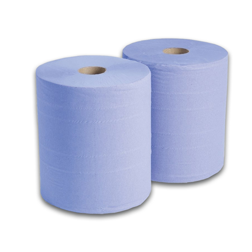 Jumbo Blue Paper 2 Ply270mm x 300M Pk2900 sheets / Roll - 1800 sheets / Pack