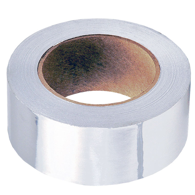 Aluminium Tape 48mm x 45M Pk1Self Adhesive Peel Off Backing