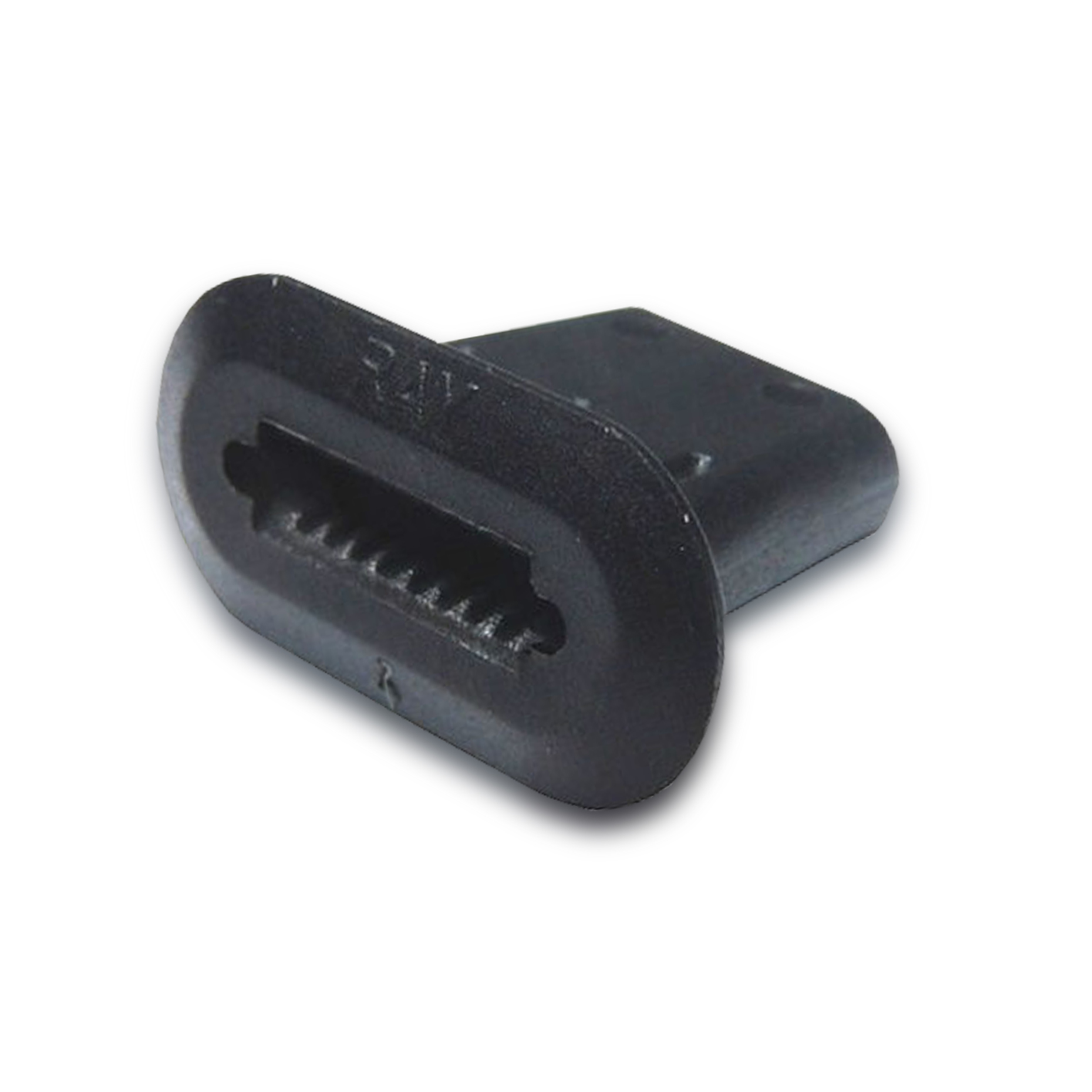 BMW Black Oval Lock Nut Pk50 21mm x 15mm x 15mm Stem Diam.