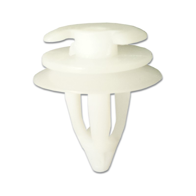 BMW White Door Trim Clip Pk50 18mm x 14mm x 8mm Stem Diam.