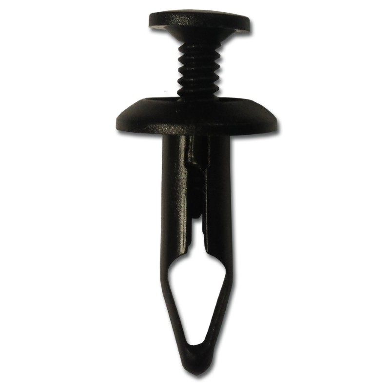 Chrysler Black Screw Rivet Pk50 16mm x 21mm x 6.5mm Stem Diam.