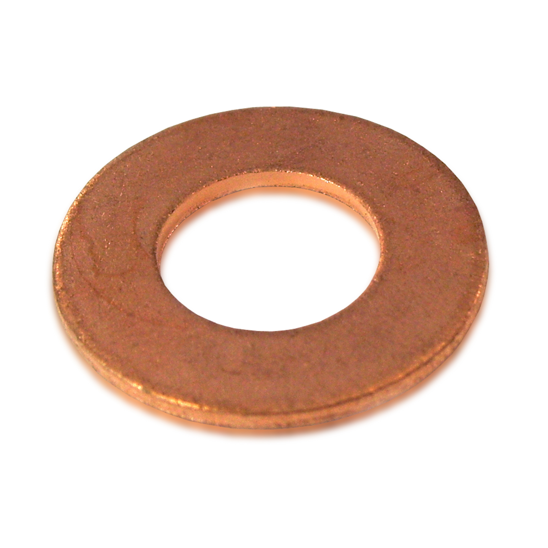 Flat Copper Washer Pk5010mm ID x 20mm OD x 2mm