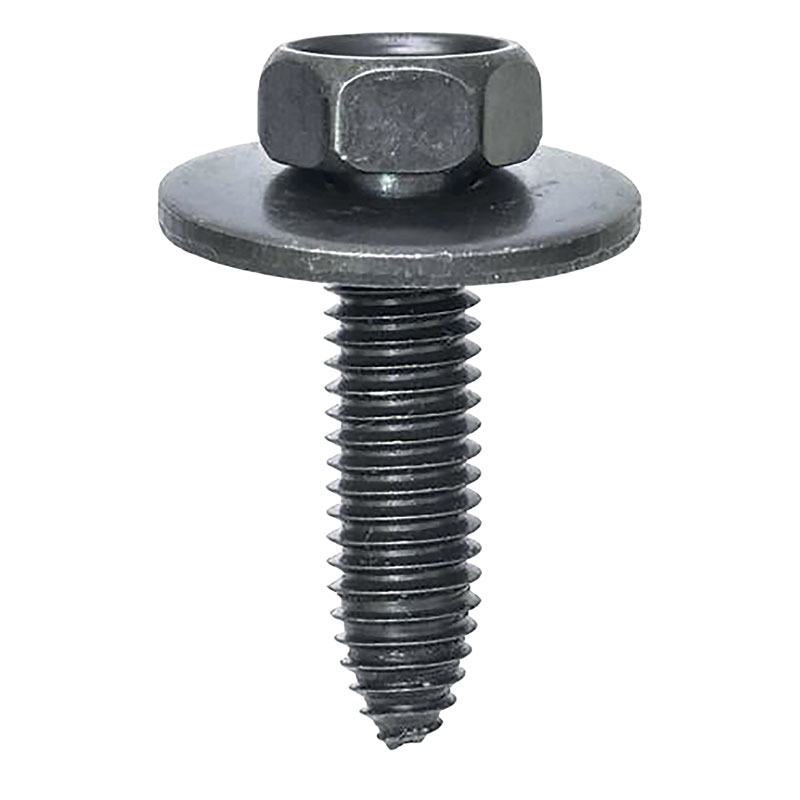 Black Hex Body Screw C/W Washer Pk20M8 x 27mm