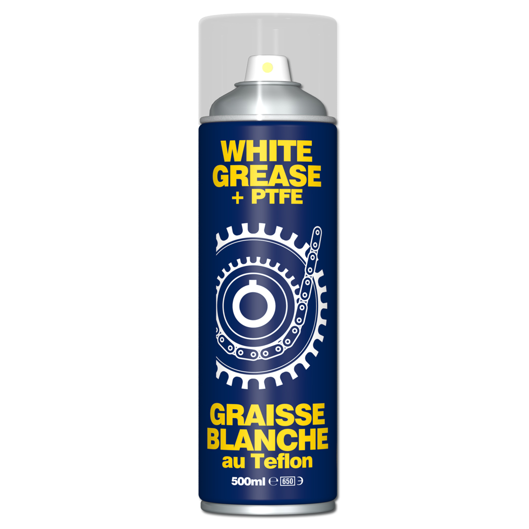 Pk6 500ml White Grease6x 500ml Aerosol / UN1950
