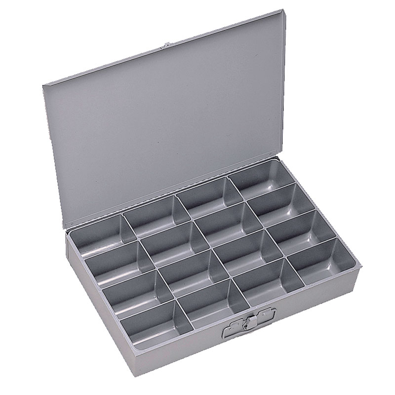 16 Compartment Large Scoop Box Pk1W=18in. D=12in. H=3in. / 16 Compartments