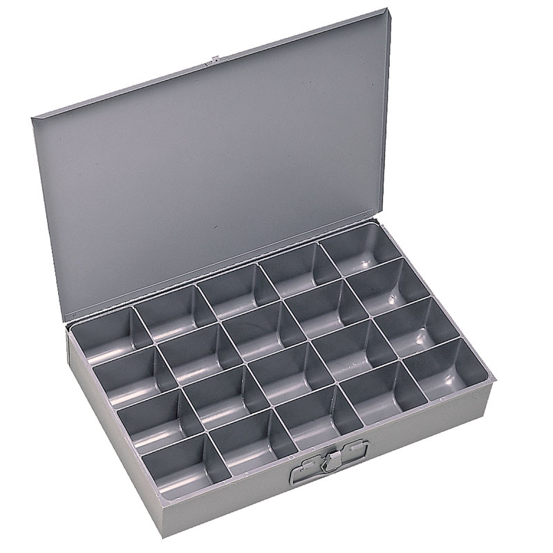 20 Compartment Small Scoop Box Pk1W=13in. D=9in. H=2in. / 20 Compartments