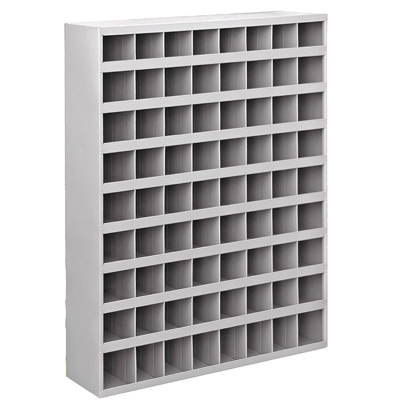 72 Compartment Bin Rack Pk1W=33in. D=12in. H=42in. / 72 Bin