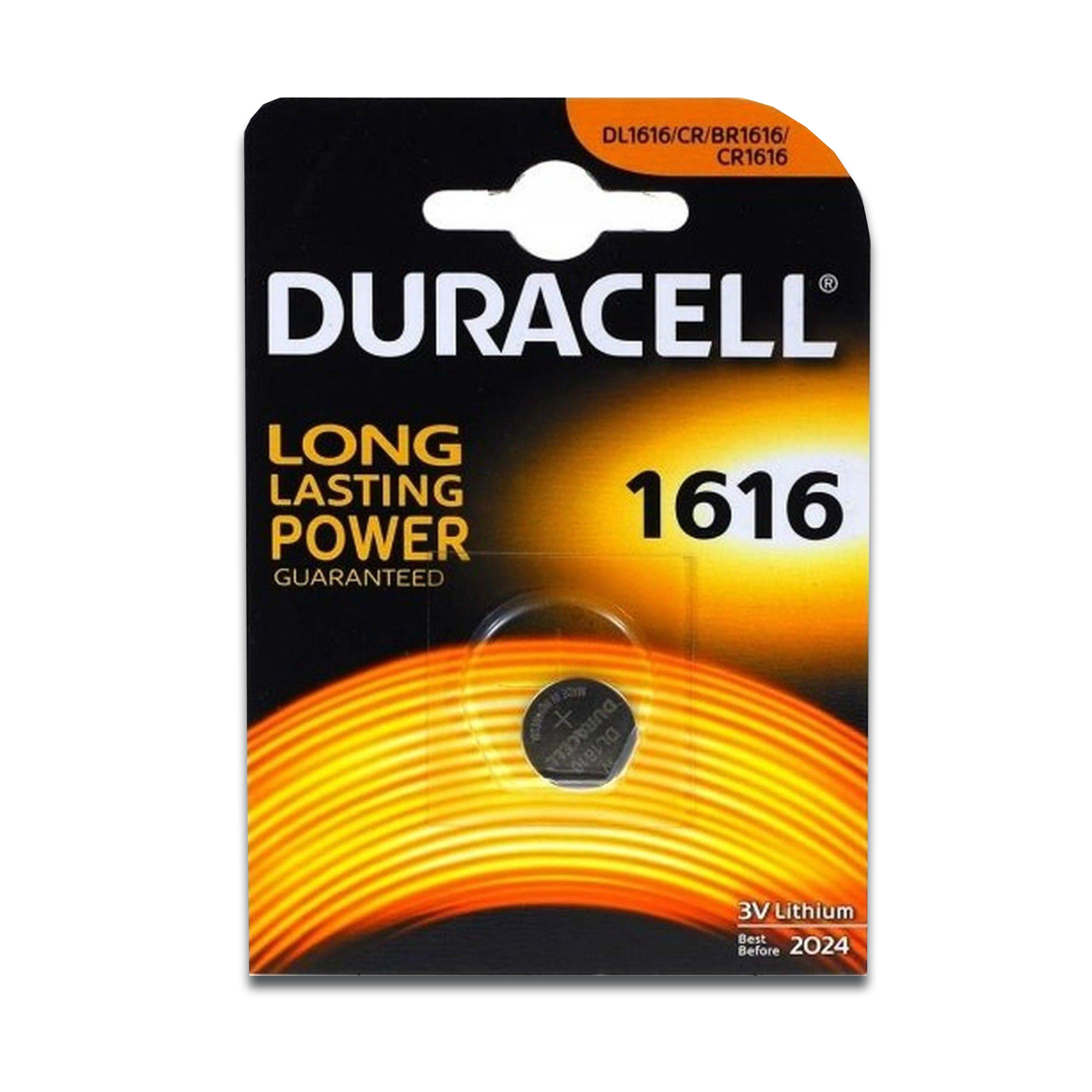 Duracell Lithium Coin Cell CR1616 Pk1