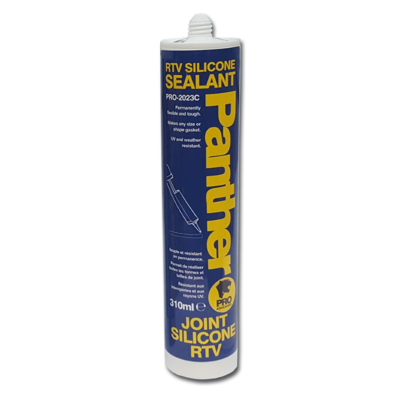 RTV Silicone Sealant CLEAR 310ml  Pk3Panther-Pro  310ml Cart