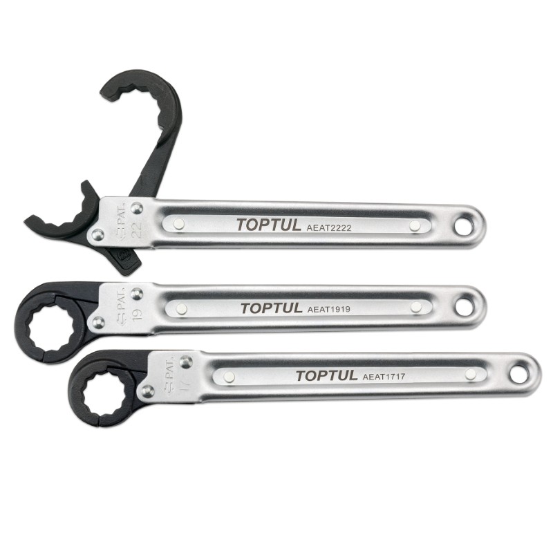 17mm Opening End Ratchet Ring Wrench