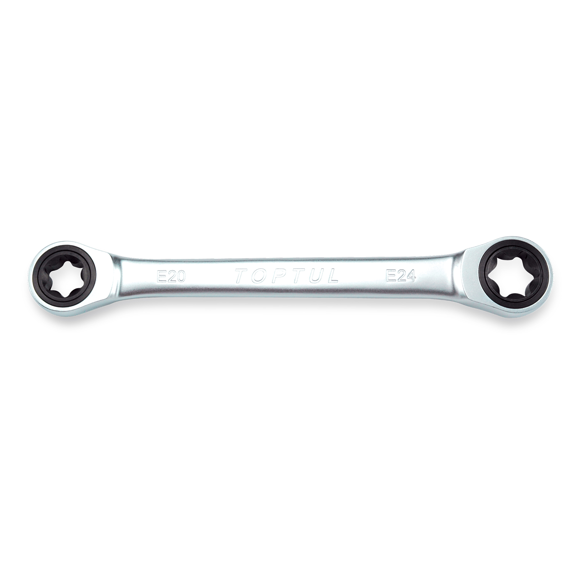 E20 x E24 Ratchet E-Star ring wrench