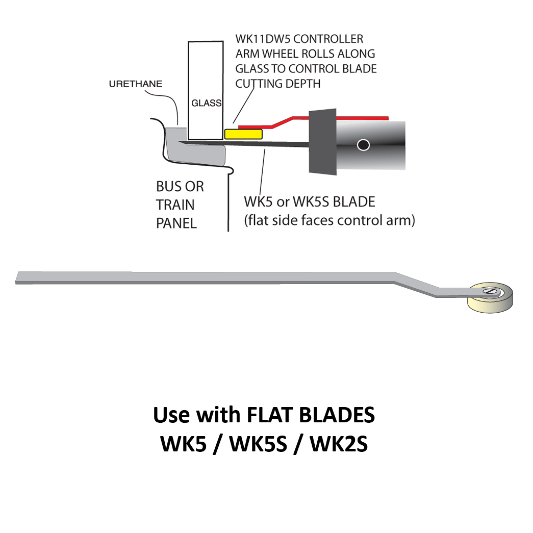 BTB Controller Arm with Teflon Roller forWK5/WK2