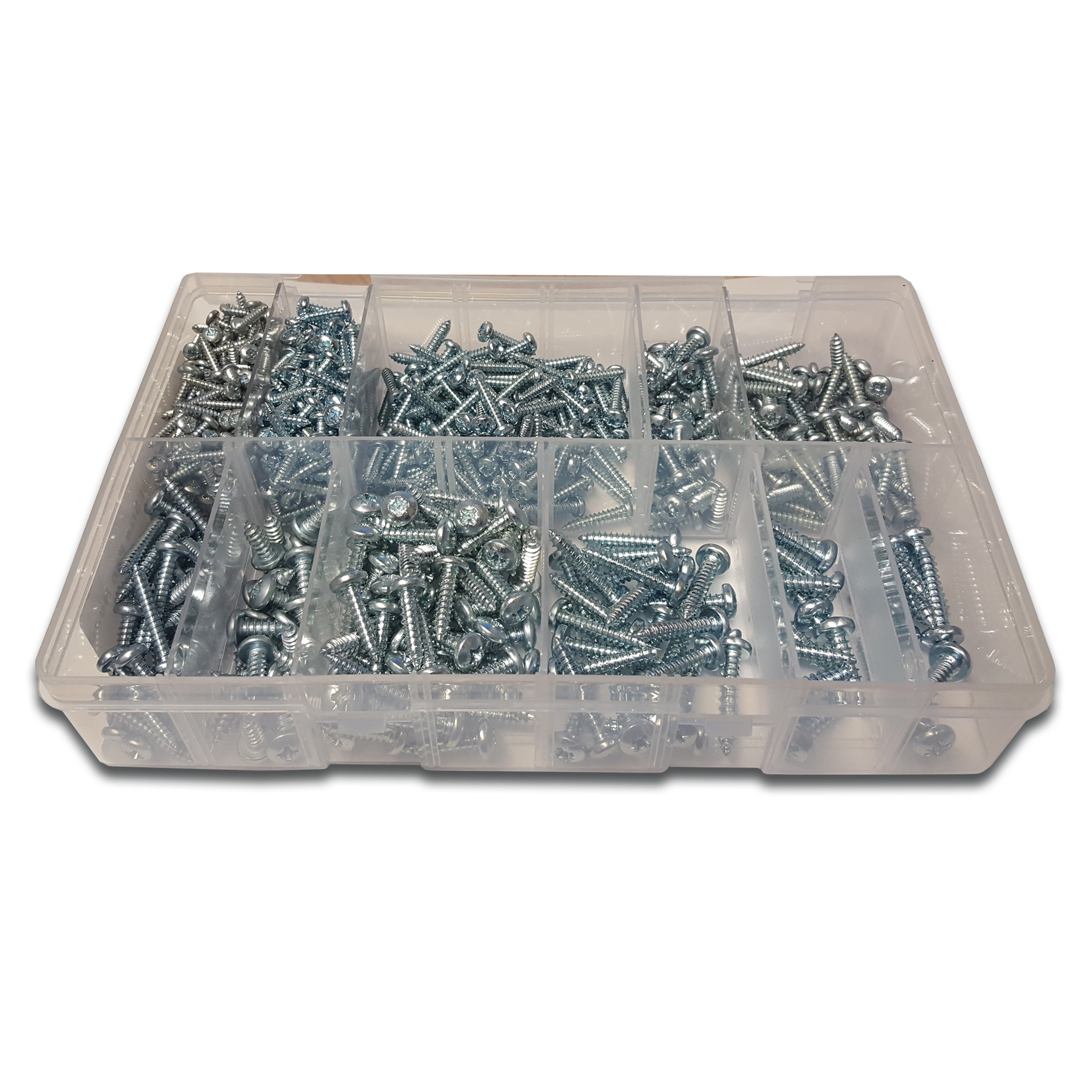 Asstd Pozi Pan Self Tappers #4-12 Box700pc