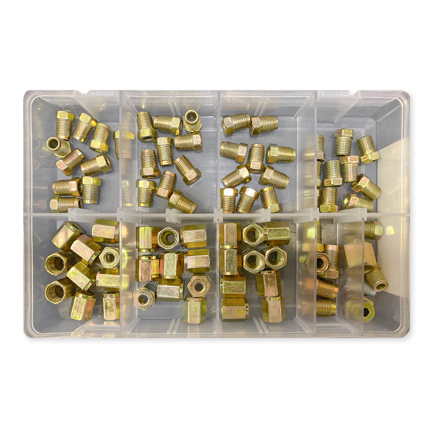 Assorted Brake Nuts Box80pcMetric Sizes
