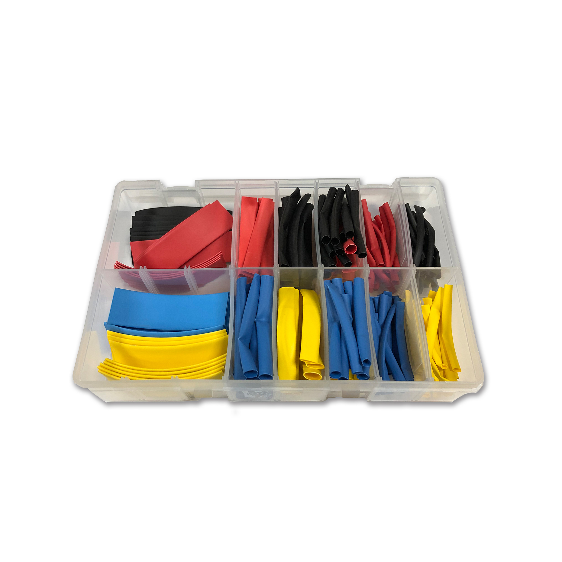 Asstd Coloured HeatShrink Tubing Box172pc