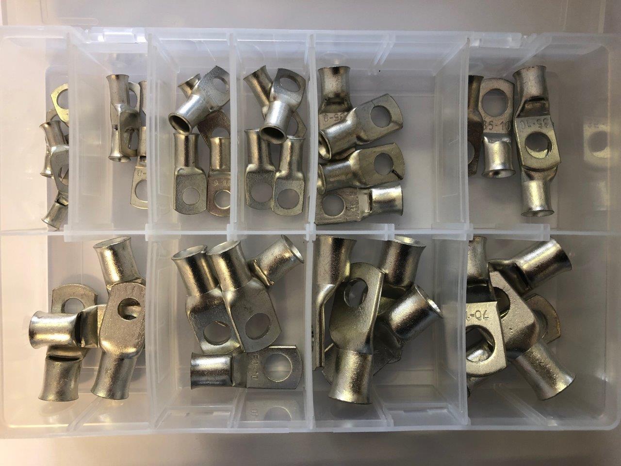 Assorted Copper Tube Terminals Box40pc