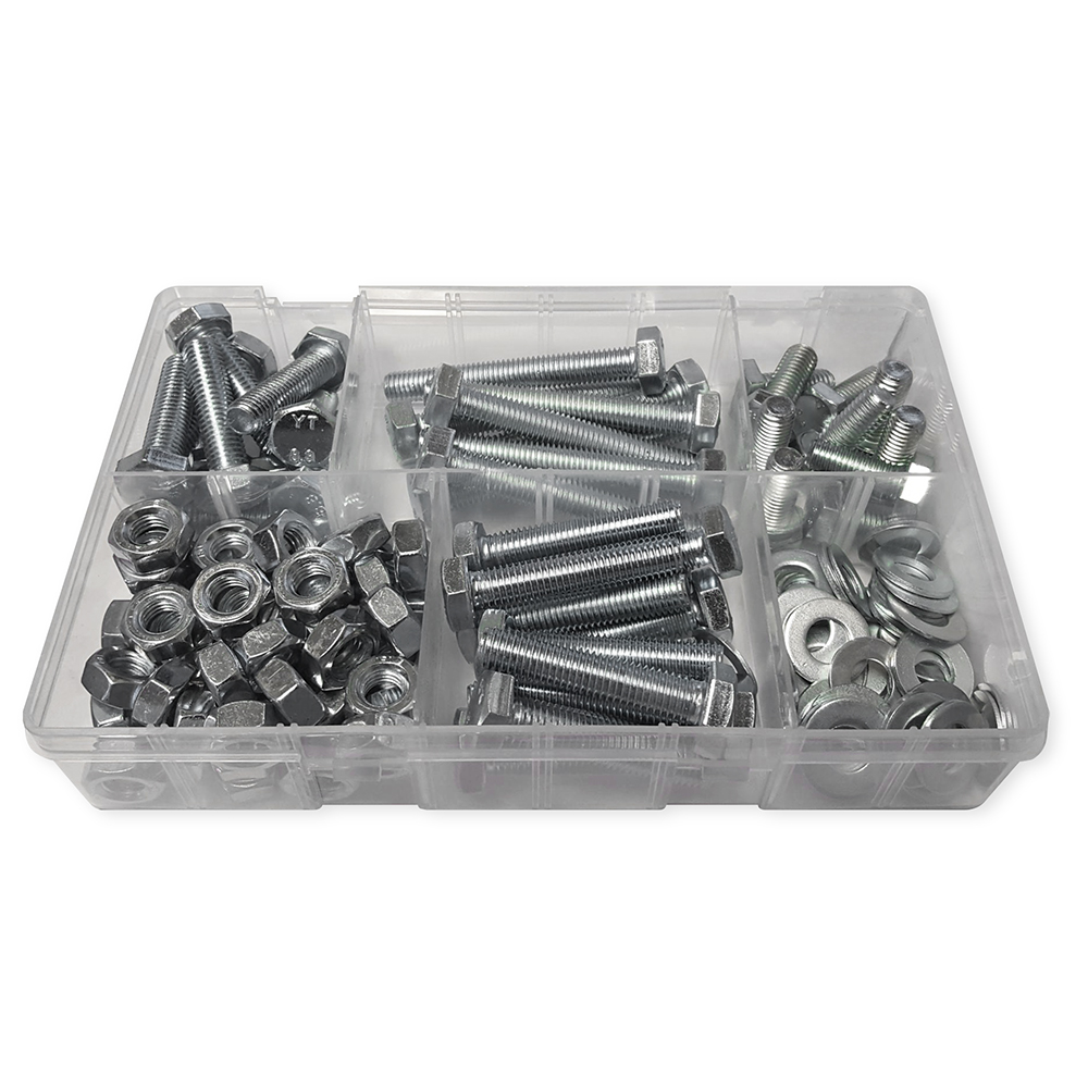 Assorted M10 Fasteners Box145pc