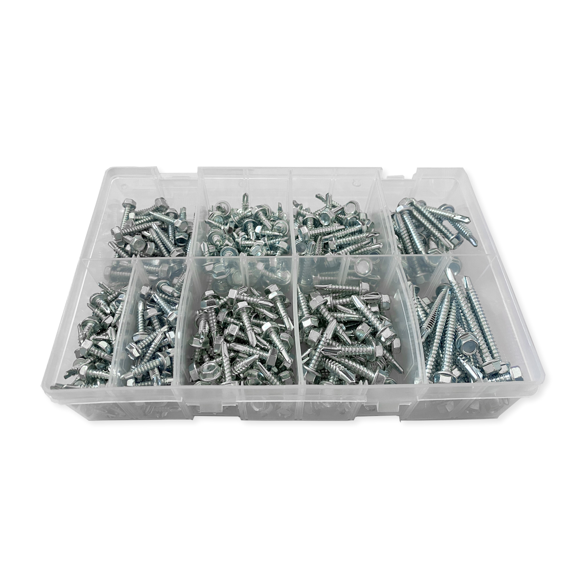 Asstd Hex Head Self-Drill Screws Box400pc