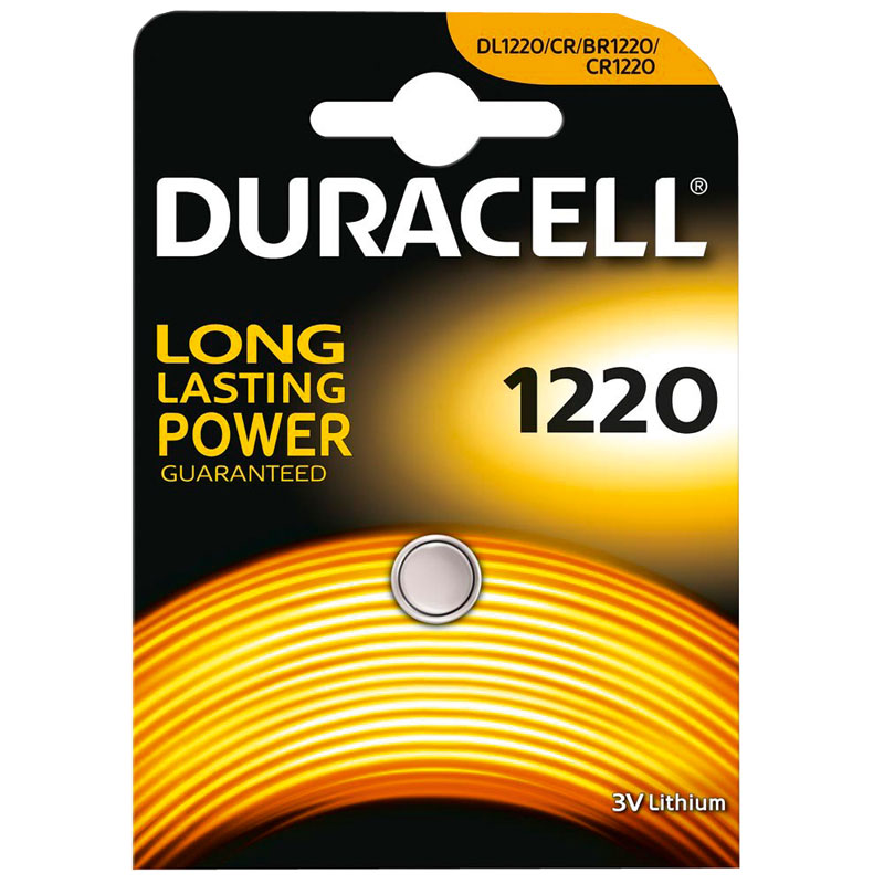 Duracell Lithium Coin Cell CR1220 Pk10