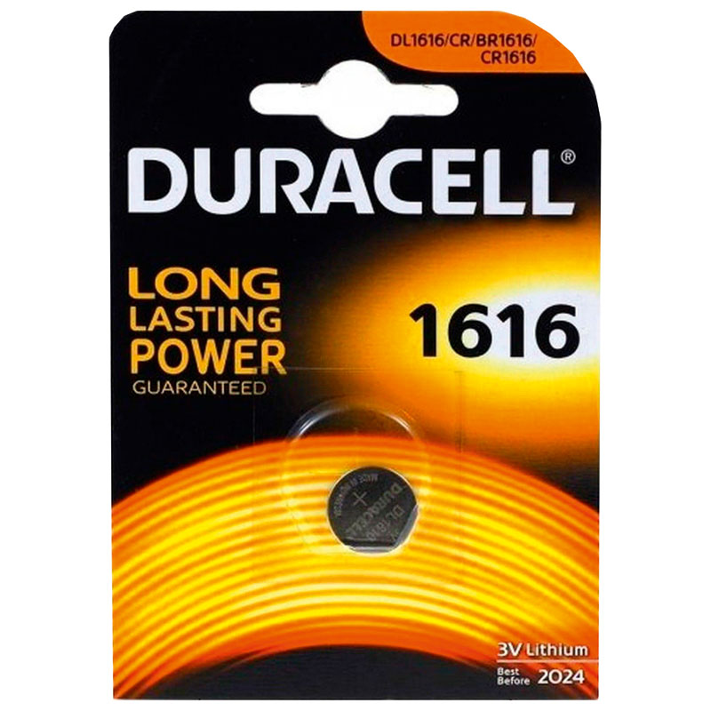 Duracell Lithium Coin Cell CR1616 Pk10