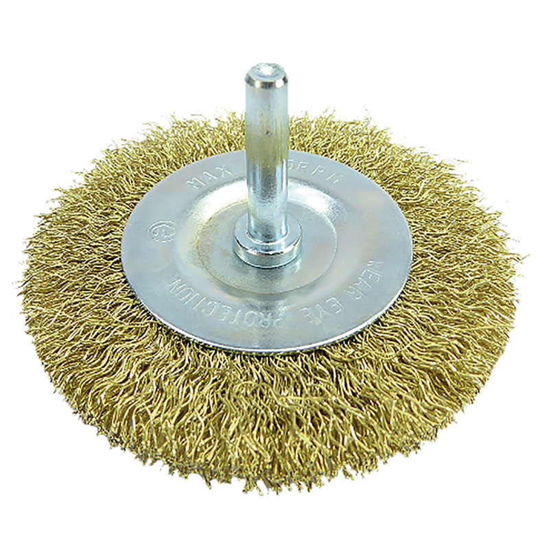 Crimped Wire Drill Wheel Brush 75mm Pk1
