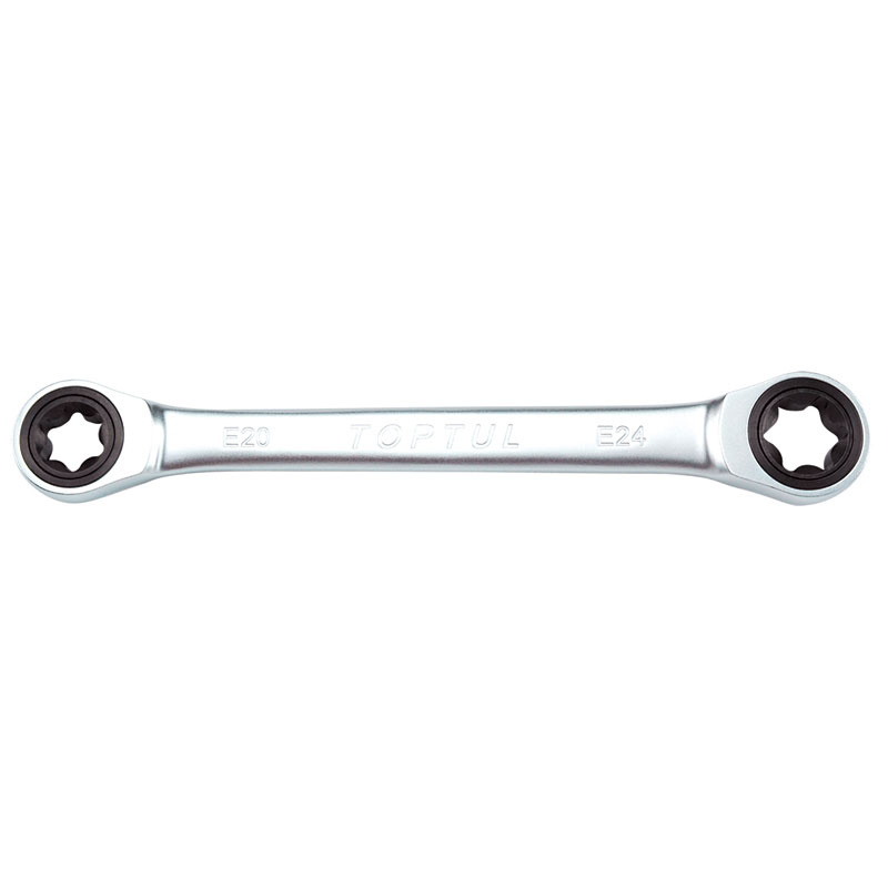E6 x E8 Ratchet E-Star ring wrench
