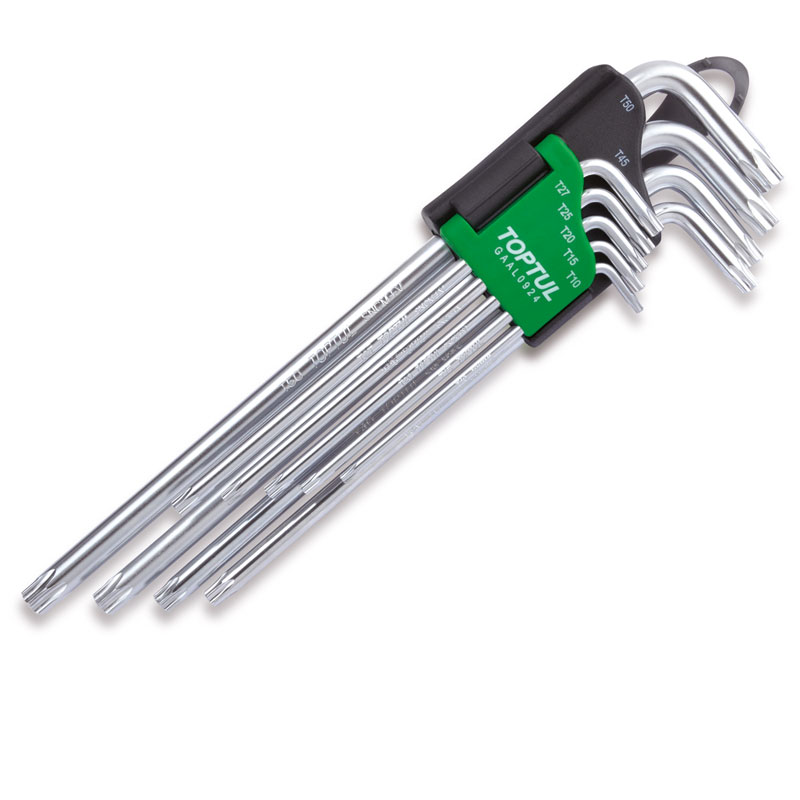 9 Pce Extra Long Star Key SetT101520252730404550