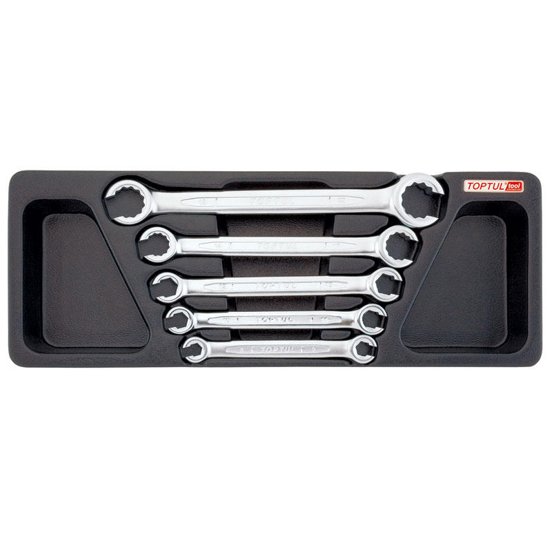 5 Pce Flare Nut Wrench Set8x910x1112x1314x1719x22mm