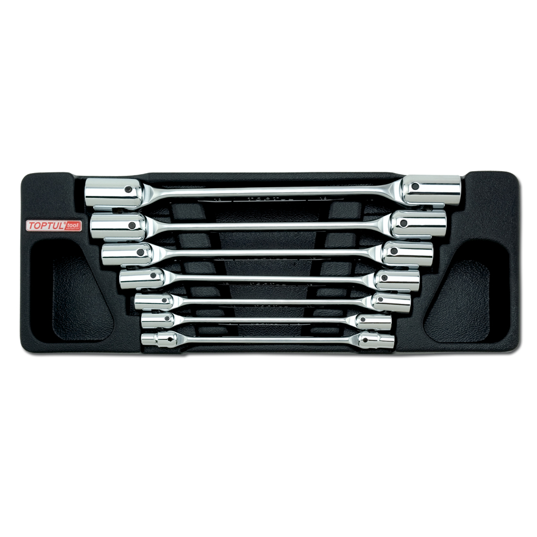 7 Piece Double Ended Swivel Socket Set6x78x910x1112x1314x1516x1718x19mm