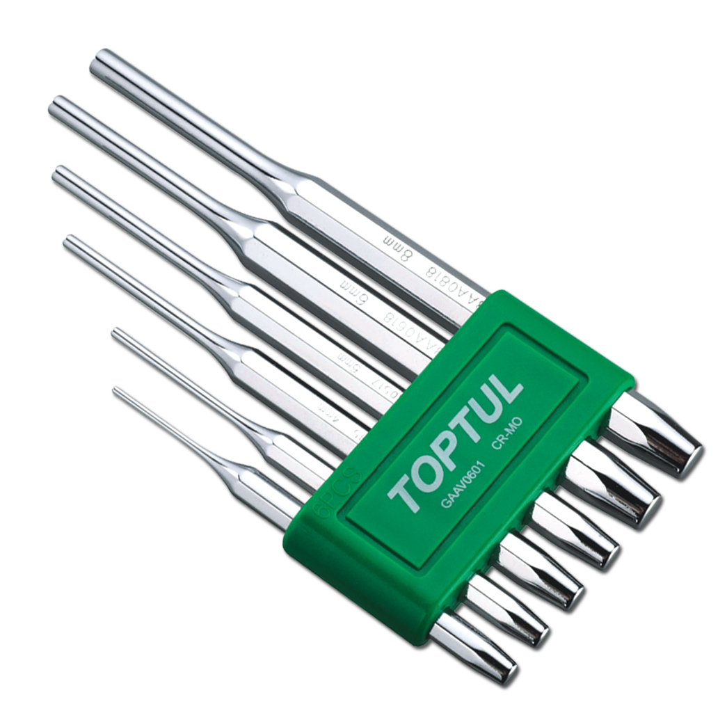 6 Pce Pin Punch Set