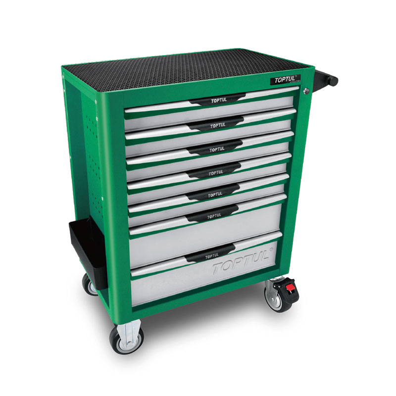7-Drawer Tool Trolley - 305 Piece Tool SetGREEN