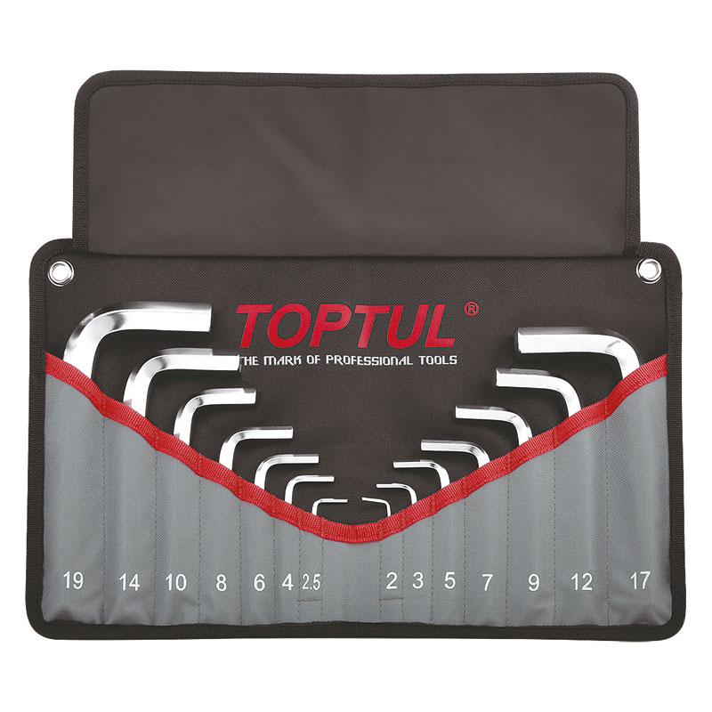 Short Hex Key Wrench Set 2-19mm