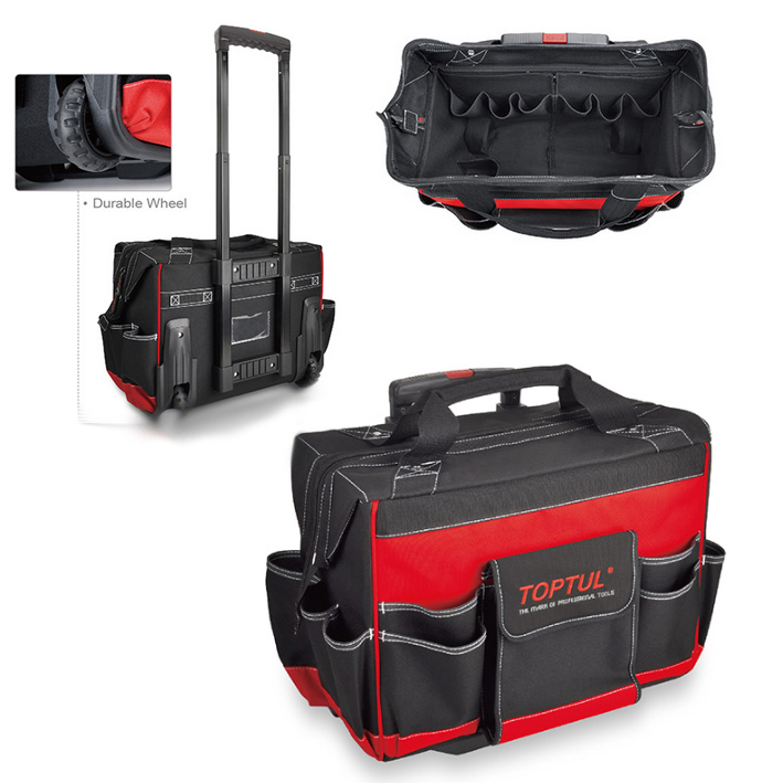 TOPTUL Heavy Duty Tool Bag With Wheels