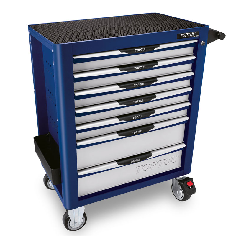 Blue 7 Drawer Pro-Plus Roll CabLocking Drawers